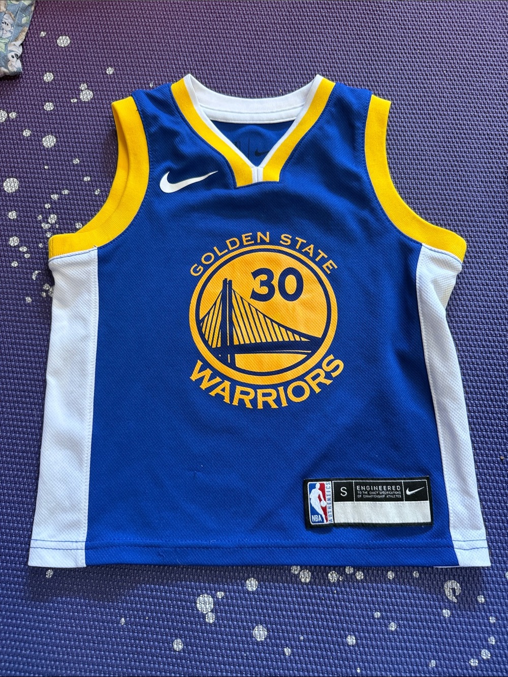 Nike Golden State Warriors -Curry Kids Jersey small (4)
